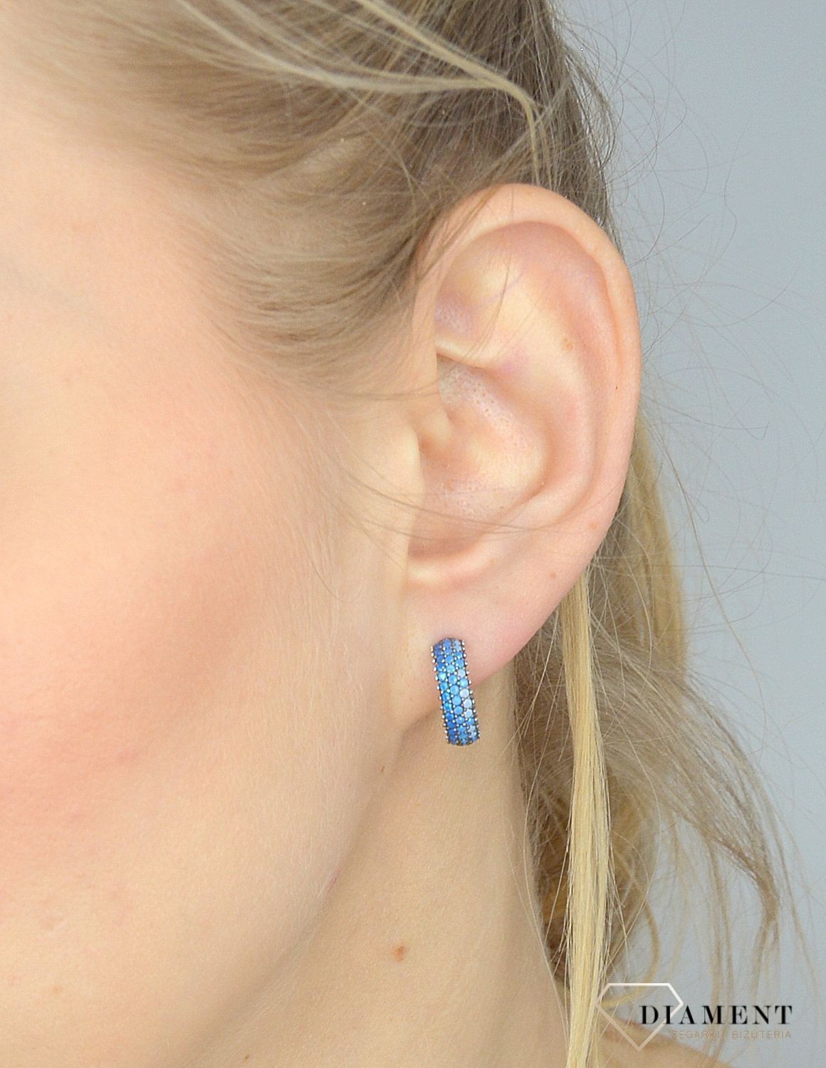 Srebrne kolczyki koła niebieskie cyrkonie DIA-KLC-2839-925.jpg