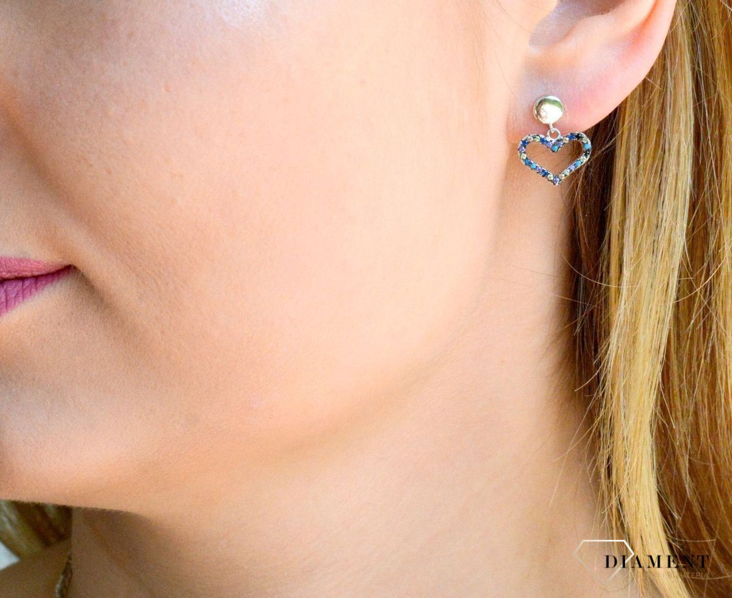 Kolczyki srebrne wiszące serca 'Multikolor' DIA-KLC-2957-925 ✓Srebrne kolczyki w Sklepie z Biżuterią zegarki-diament.pl✓Piękne i Eleganckie Kolczyki dla Kobiet✓Prawdziwe Srebro✓Darmowa wysyłka✓ Zapraszamy do sklepu Jubilerskie.jpg