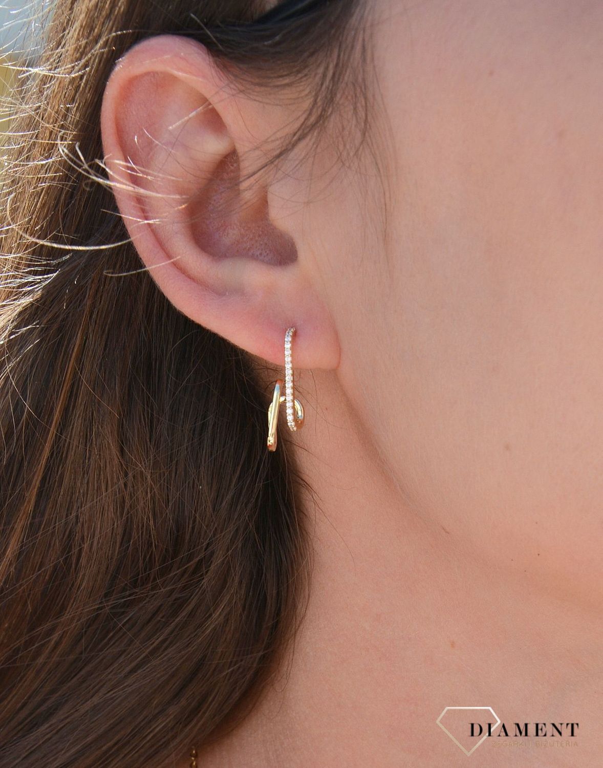 Srebrne kolczyki efektowny wzór z cyrkonią DIA-KLC-3016-925.jpg