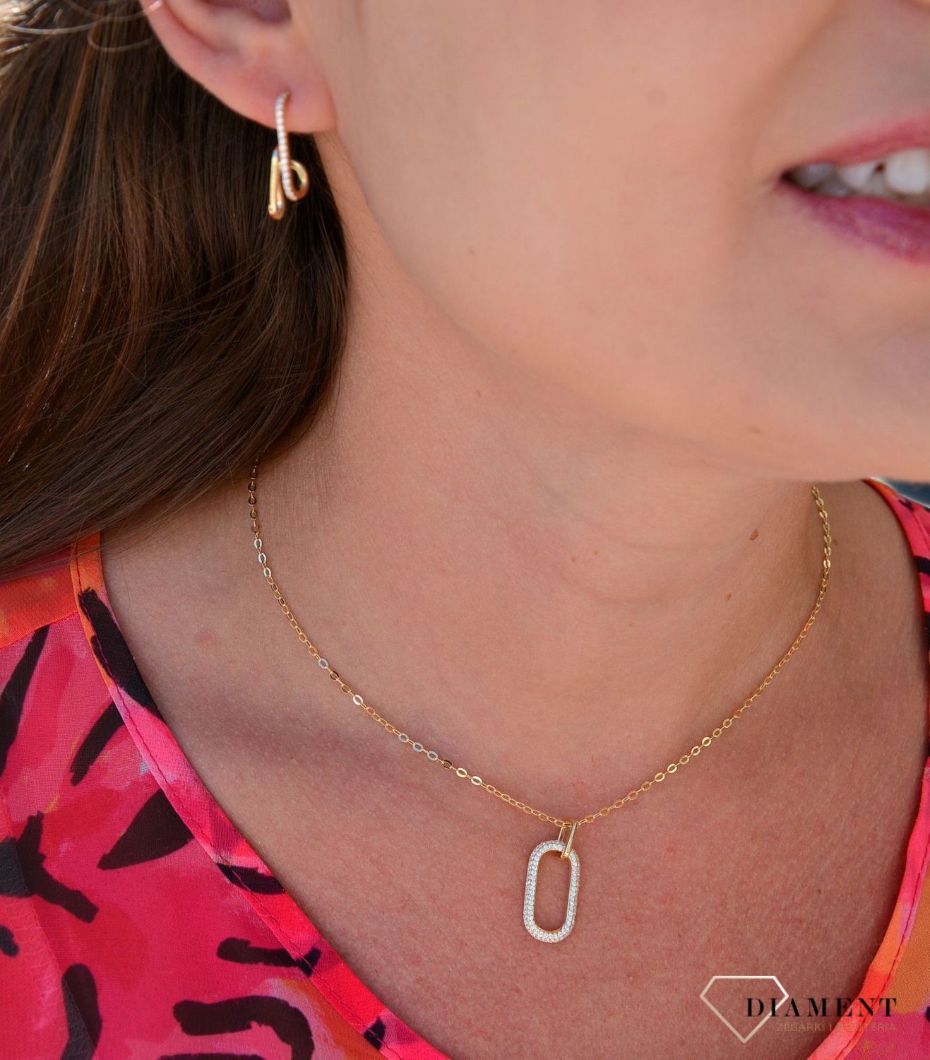 Srebrne kolczyki efektowny wzór z cyrkonią DIA-KLC-3016-925.jpg