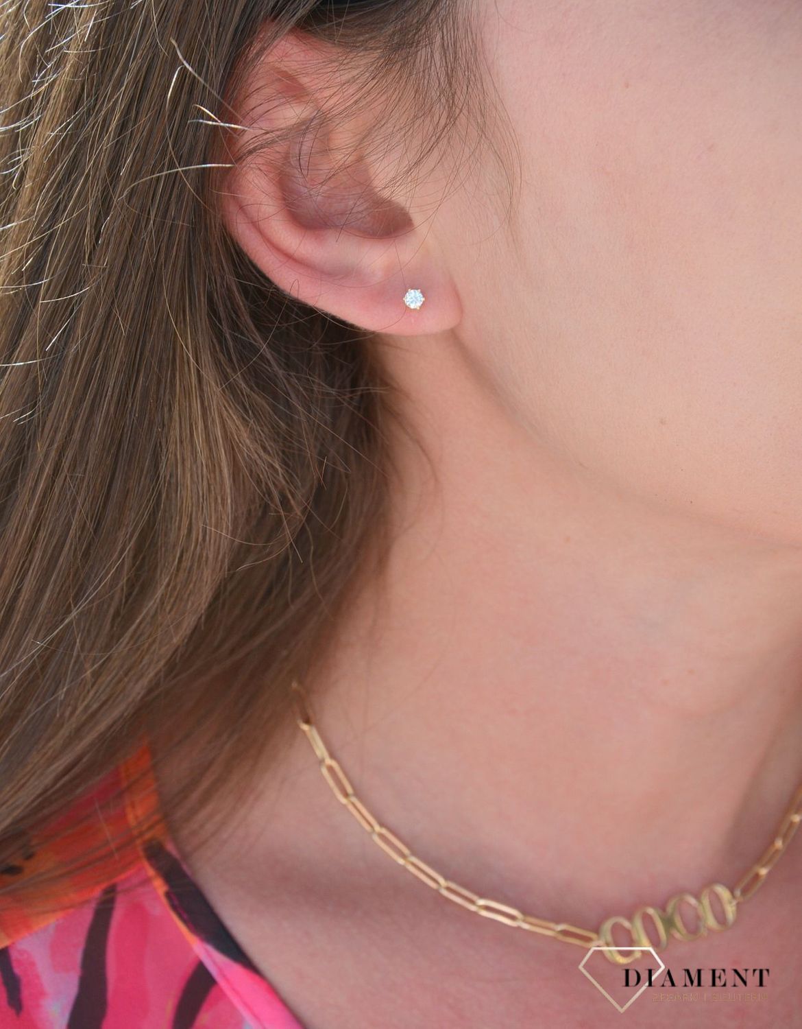 Kolczyki srebrne pozłacane cyrkonie na wkręt DIA-KLC-3076Z-925 ✅.jpg