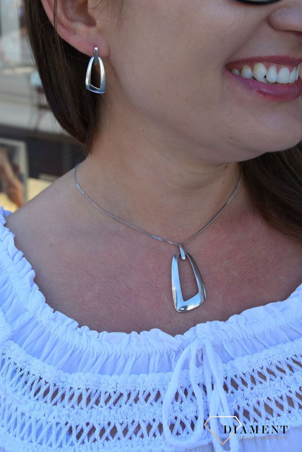 Srebrne kolczyki geometryczny kształt DIA-KLC-30910925.jpg