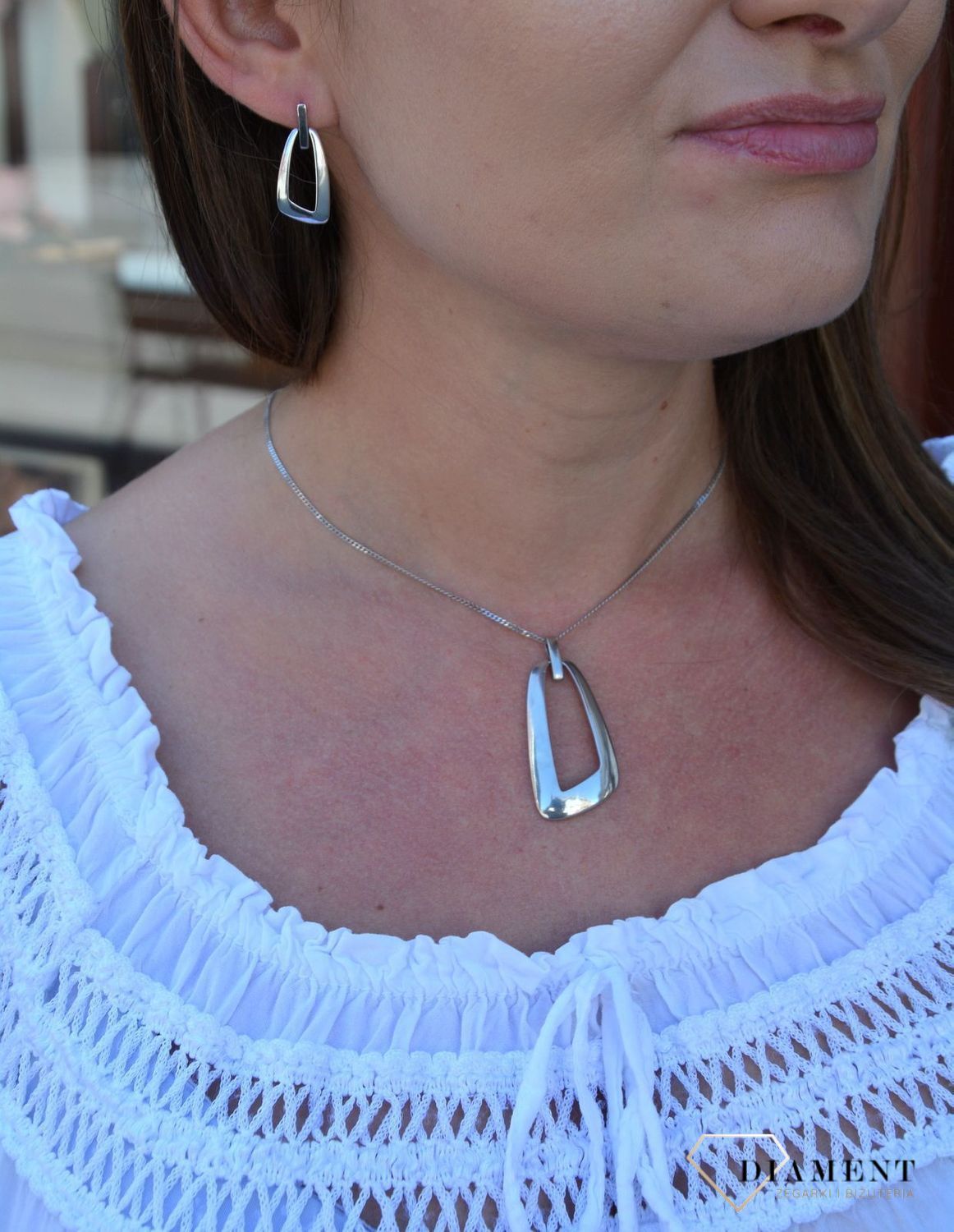 Srebrne kolczyki geometryczny kształt DIA-KLC-30910925.jpg