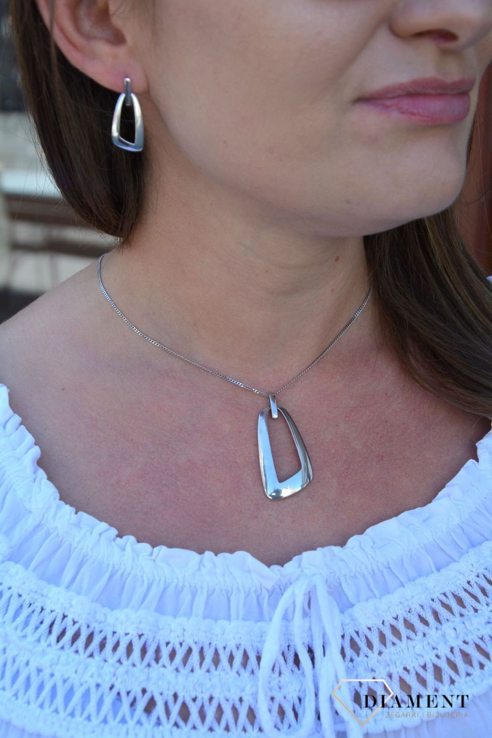 Srebrne kolczyki geometryczny kształt DIA-KLC-30910925.jpg