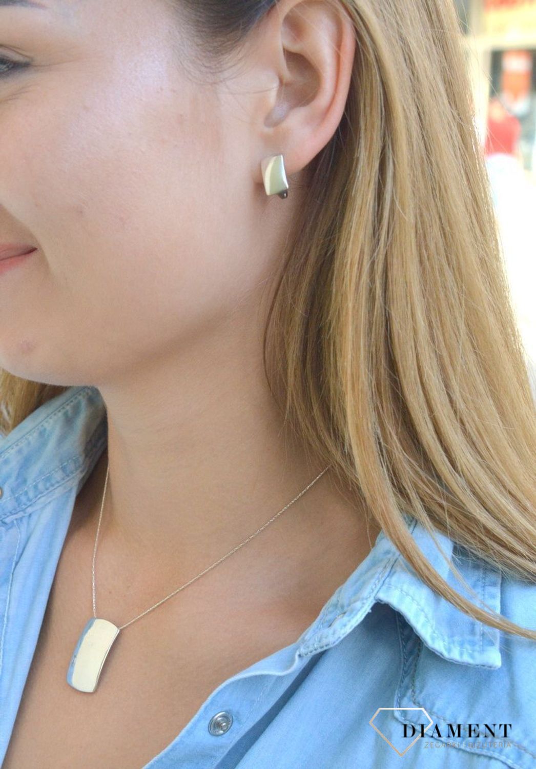 Kolczyki srebrne prostokątne blaszki DIA-KLC-3184-925. Kolczyki proste blaszki. Kolczyki blaszki. Kolczyki srebrne damskie. Kolczyki srebrne idealne na prezent. Kolczyki srebrne z zapięciem na bigiel..jpg