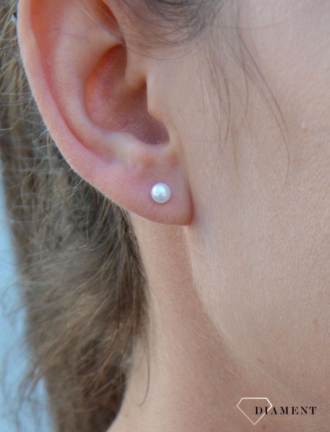 Srebrne kolczyki przy uchu perełki DIA-KLC-3501-925.jpg