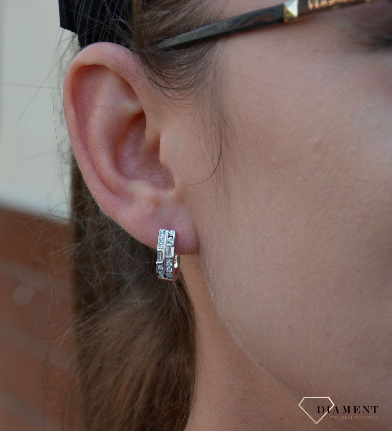 Srebrne kolczyki 925 owal z cyrkonią DIA-KLC-3517-925.jpg