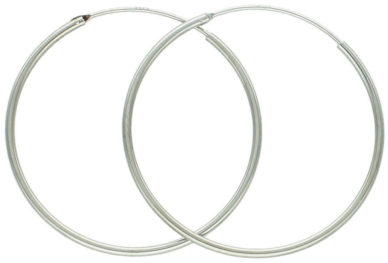 Kolczyki srebrne, gładkie w kształcie koła. Kolczyki srebrne to świetny pomysł na prezent dla kobiet w każdym wieku. Darmowa wysyłka! Ozdobne pudełko gratis!1.jpg