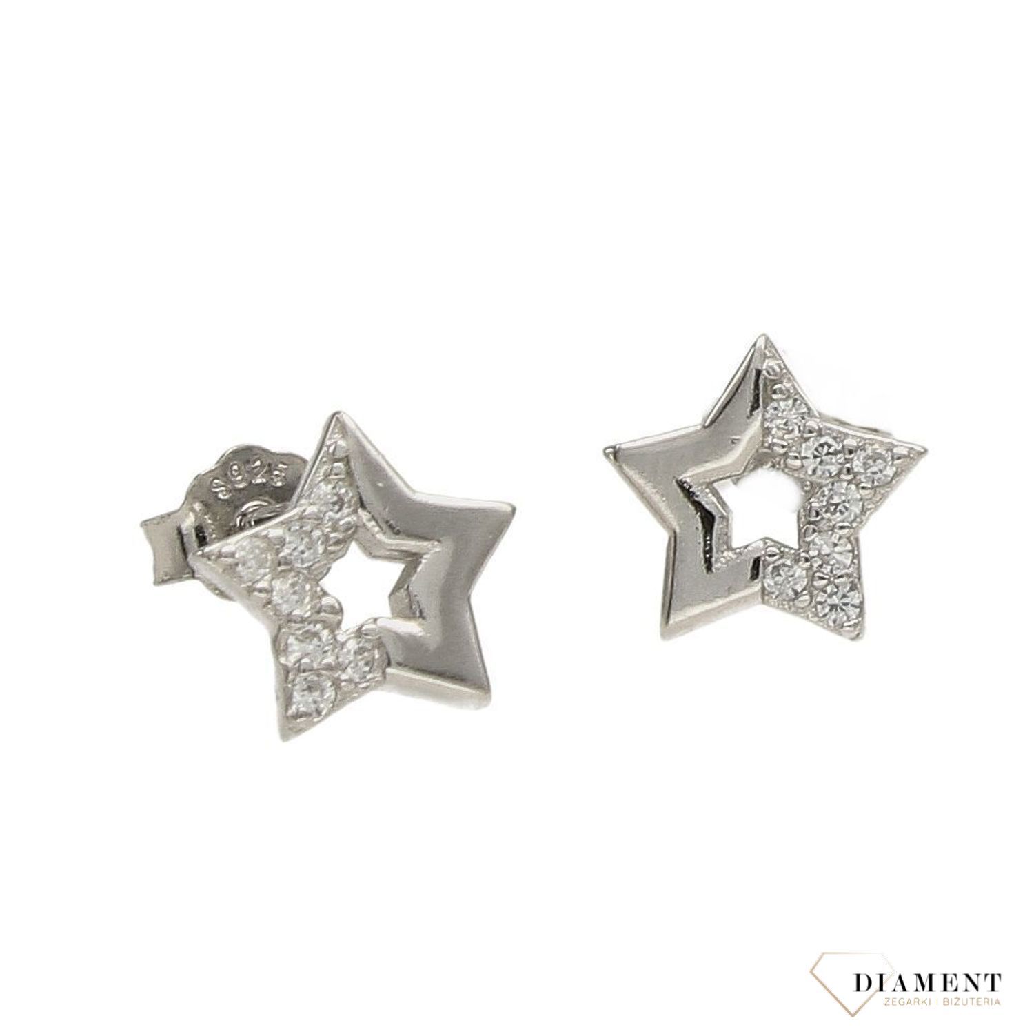 Srebrne kolczyki gwiazdki z cyrkonią DIA-KLC-3537-925.jpg