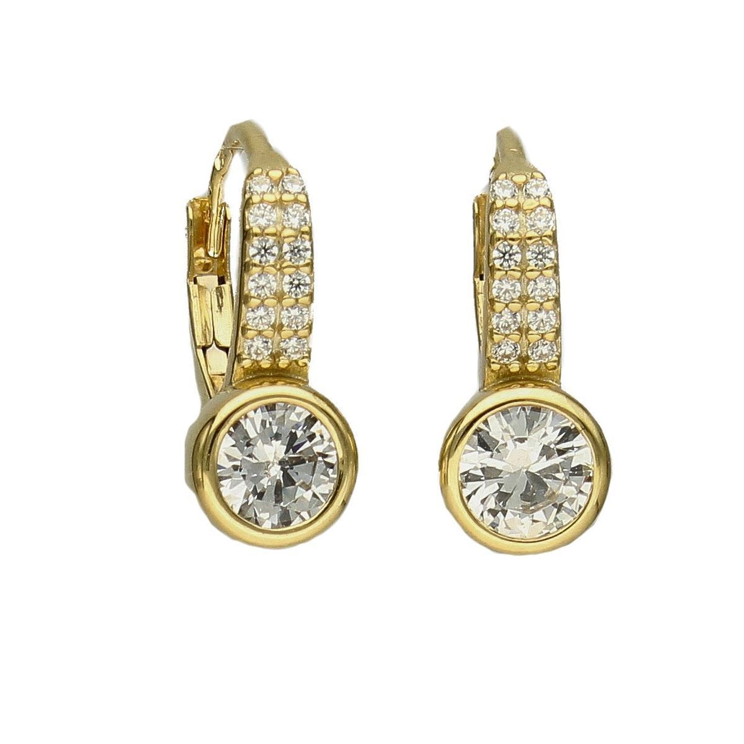 Kolczyki dla dziewczynki 333 ozdobiona cyrkonią DIA-KLC-3647-333.jpg