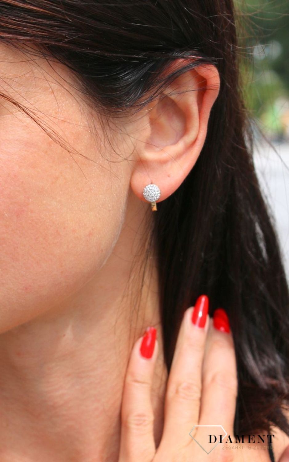 Złote kolczyki dla dziewczynki 375 kółka z cyrkonią DIA-KLC-3651-375.jpg