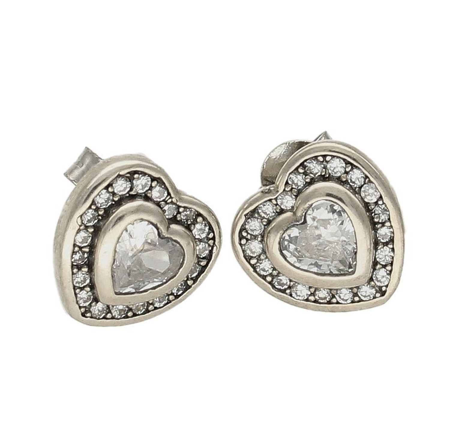 Srebrne kolczyki przy uchu serca z kryształem DIA-KLC-3789-925.png