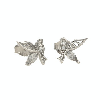Srebrne kolczyki przy uchu koliber z cyrkonią DIA-KLC-3795-925.png