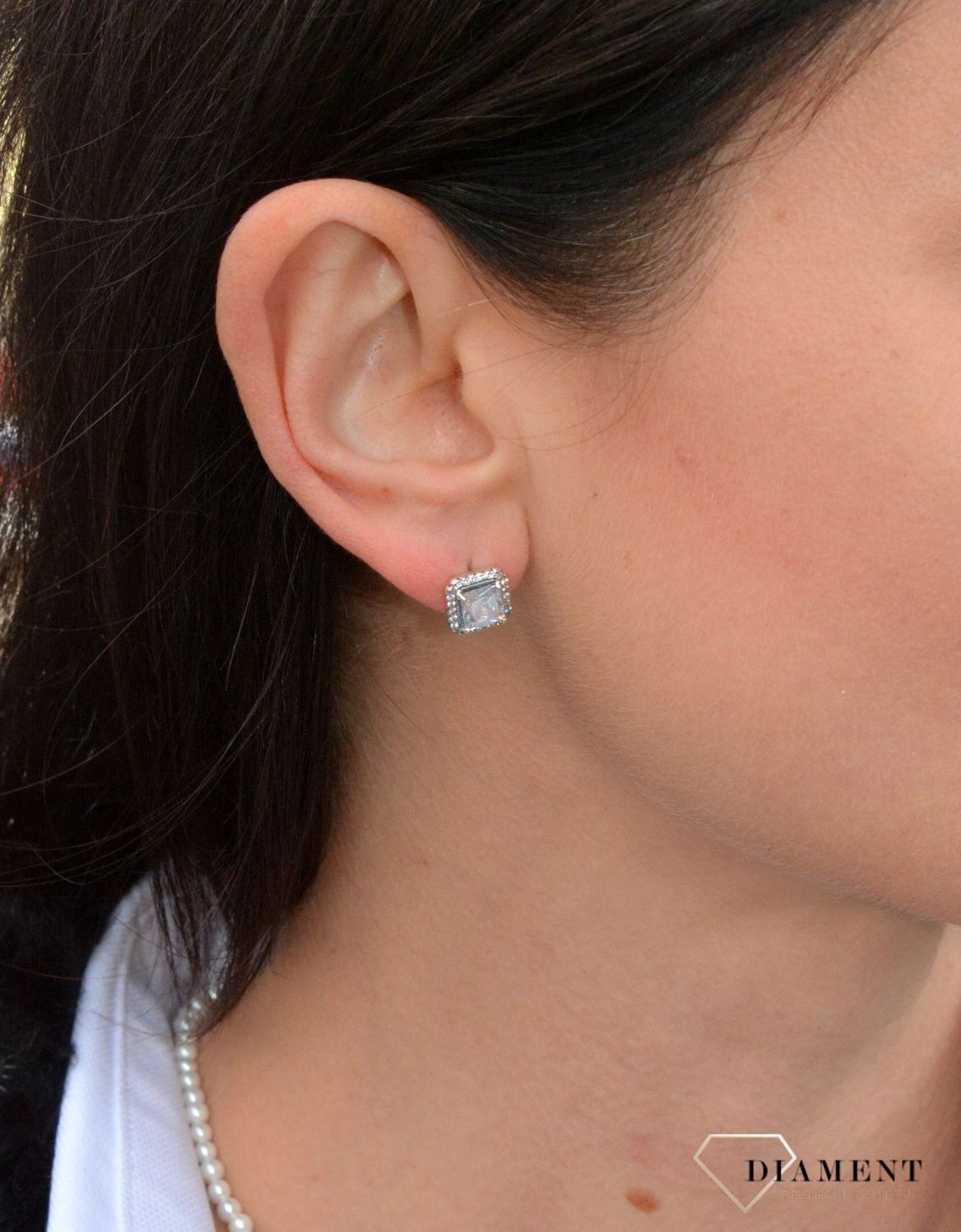Srebrne kolczyki w kształcie kwadratu z cyrkonią DIA-KLC-3799-925.png