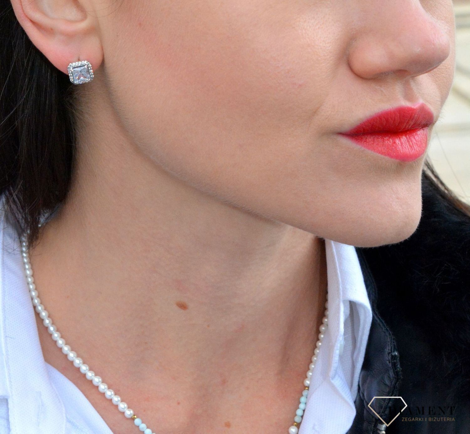 Srebrne kolczyki w kształcie kwadratu z cyrkonią DIA-KLC-3799-925.png