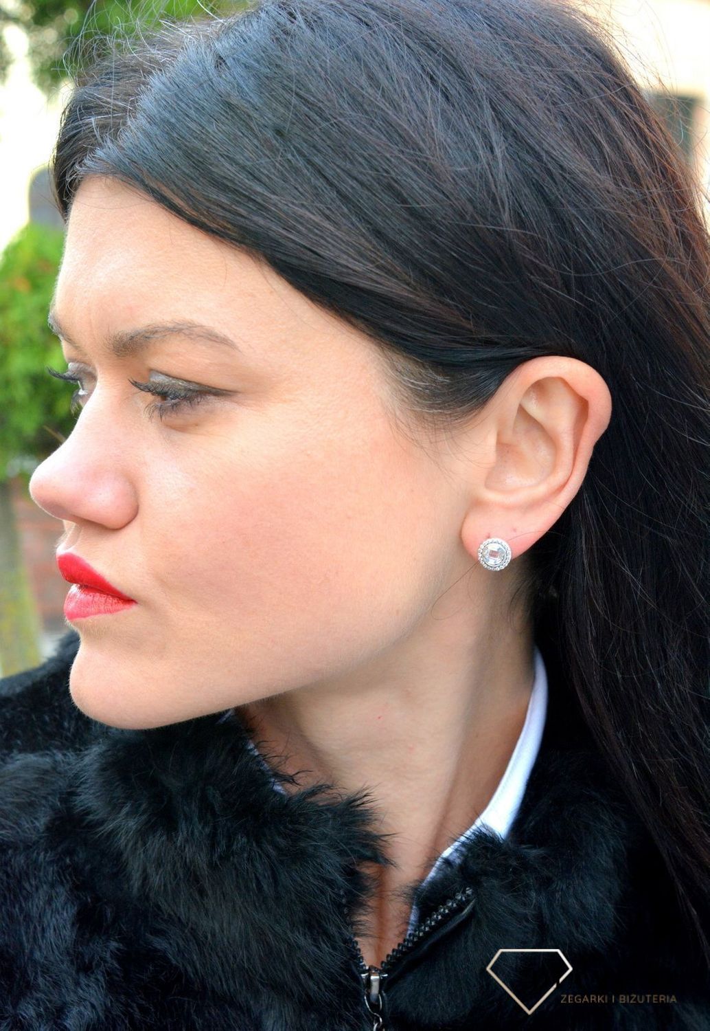 Srebrne kolczyki przy uchu z kryształem DIA-KLC-3803-925.png