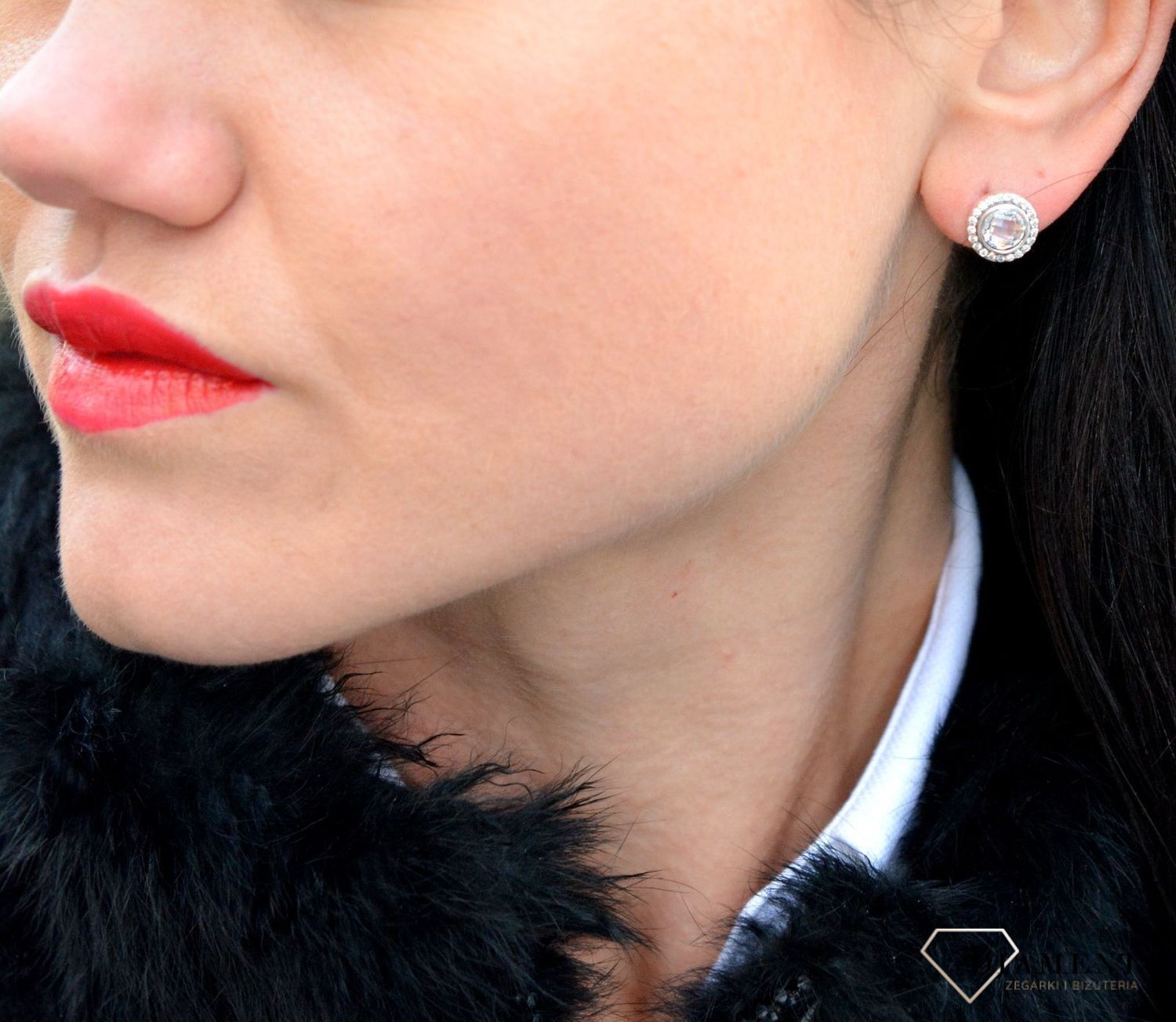 Srebrne kolczyki przy uchu z kryształem DIA-KLC-3803-925.png