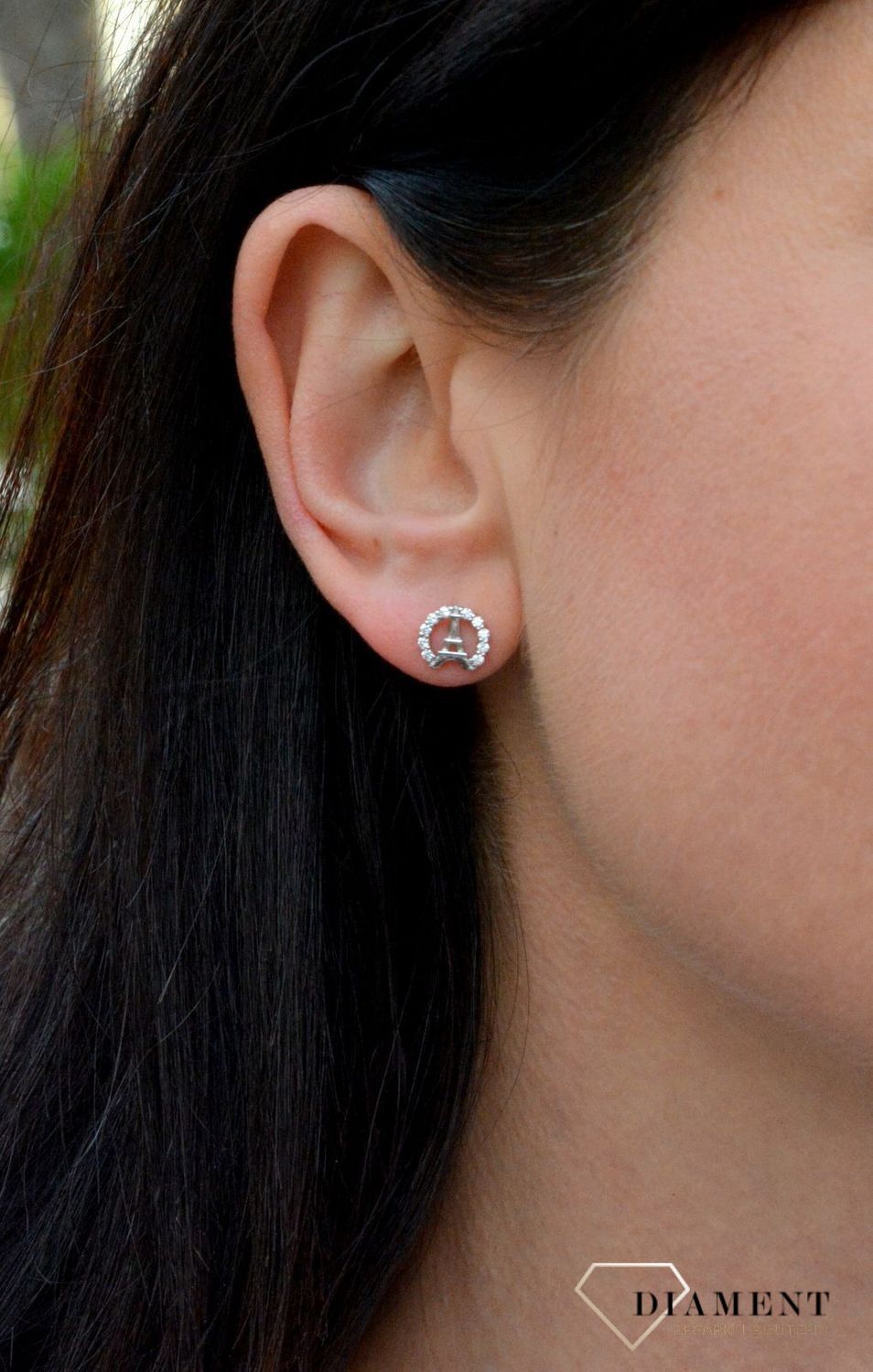 Srebrne kolczyki przy uchu ozdobione cyrkonią DIA-KLC-3804-925.png