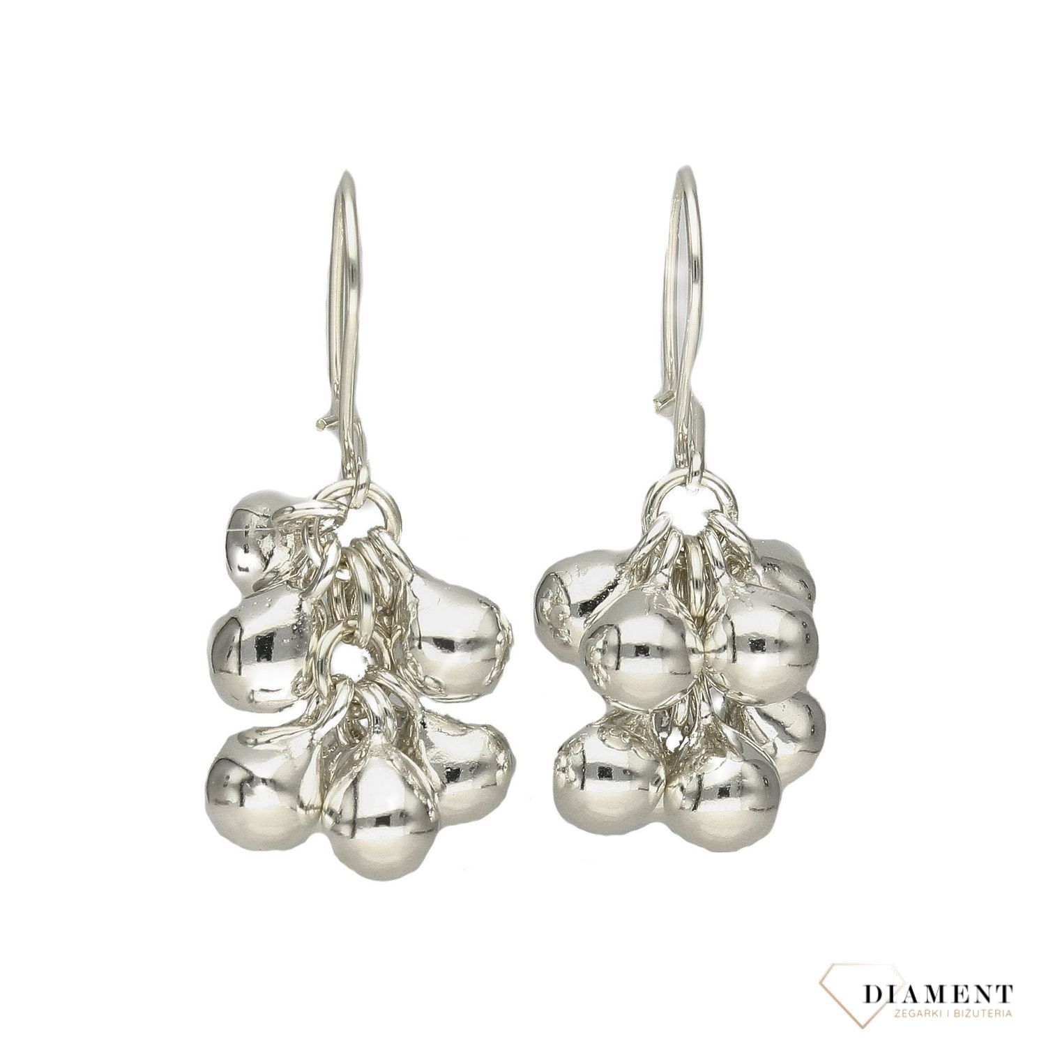 Srebrne kolczyki wiszące kuleczki DIA-KLC-3810-925.jpg