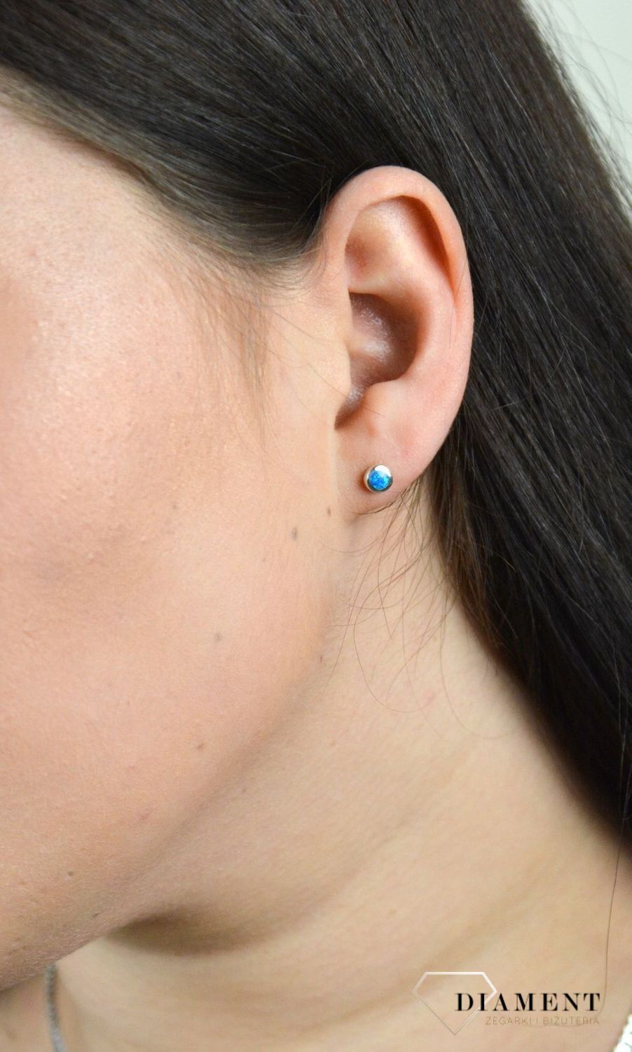 Srebrne kolczyki opal w srebrnej oprawie DIA-KLC-3912-925.jpg