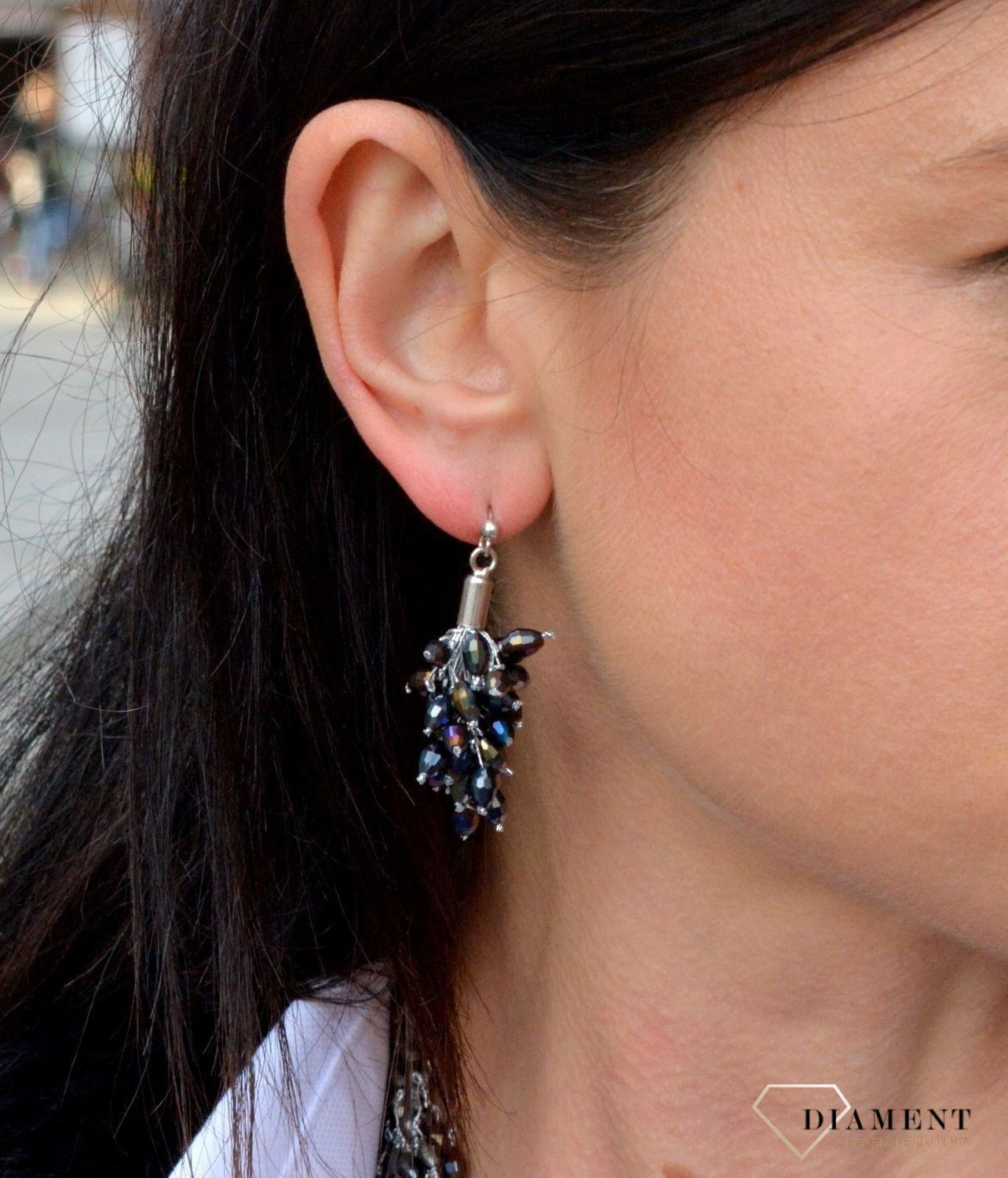 Kolczyki damskie z kamieni naturalnych obsydian DIA-KLC-4026-925.jpg