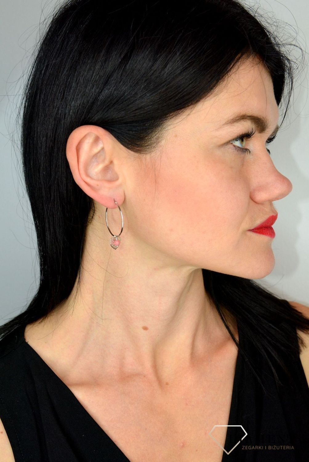 Srebrne kolczyki koła z ażurowym sercem i rodonitem DIA-KLC-4090-925.jpg