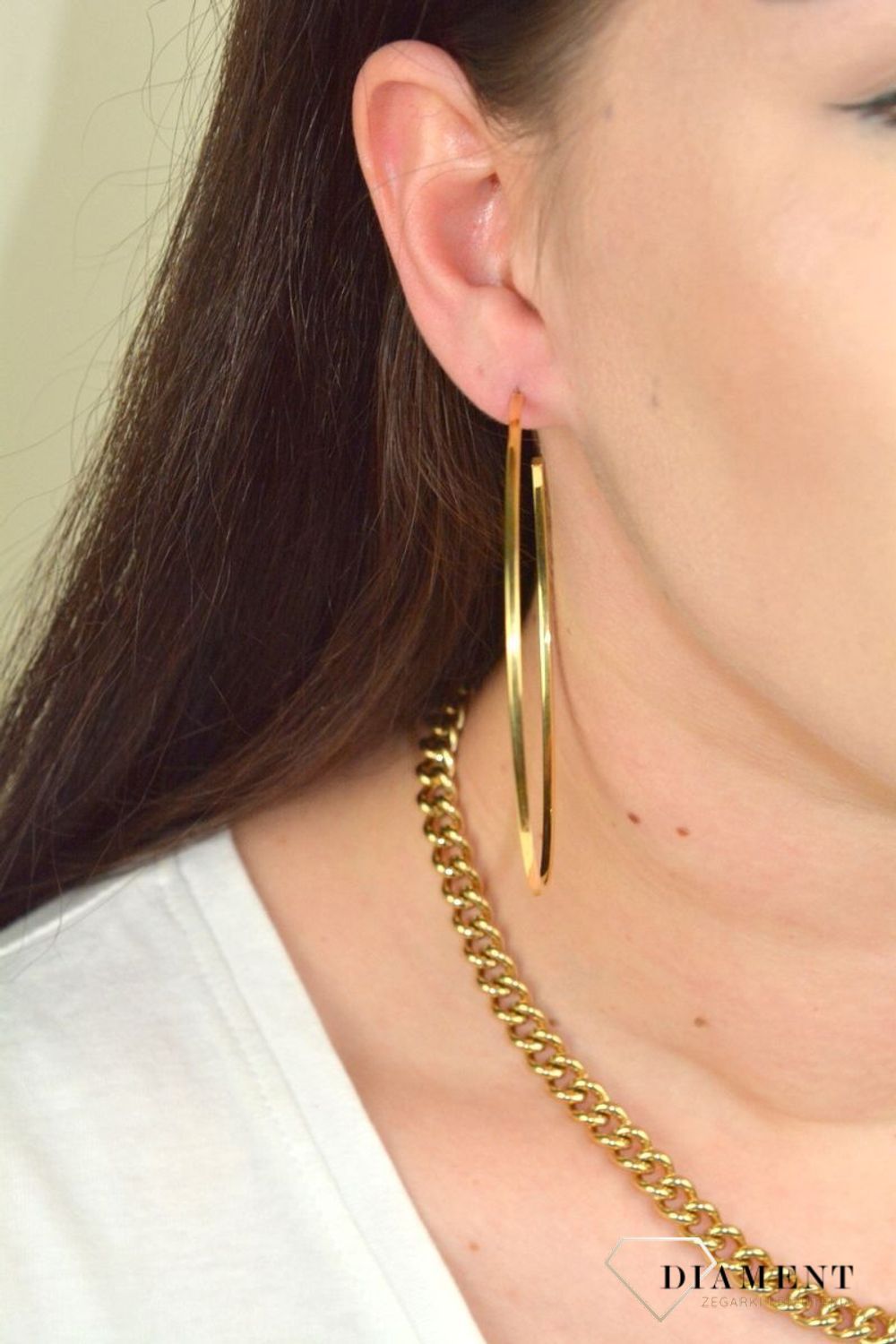 Kolczyki srebrne 'Duże, złote koła' DIA-KLC-4103-925 8,2 cm.jpg