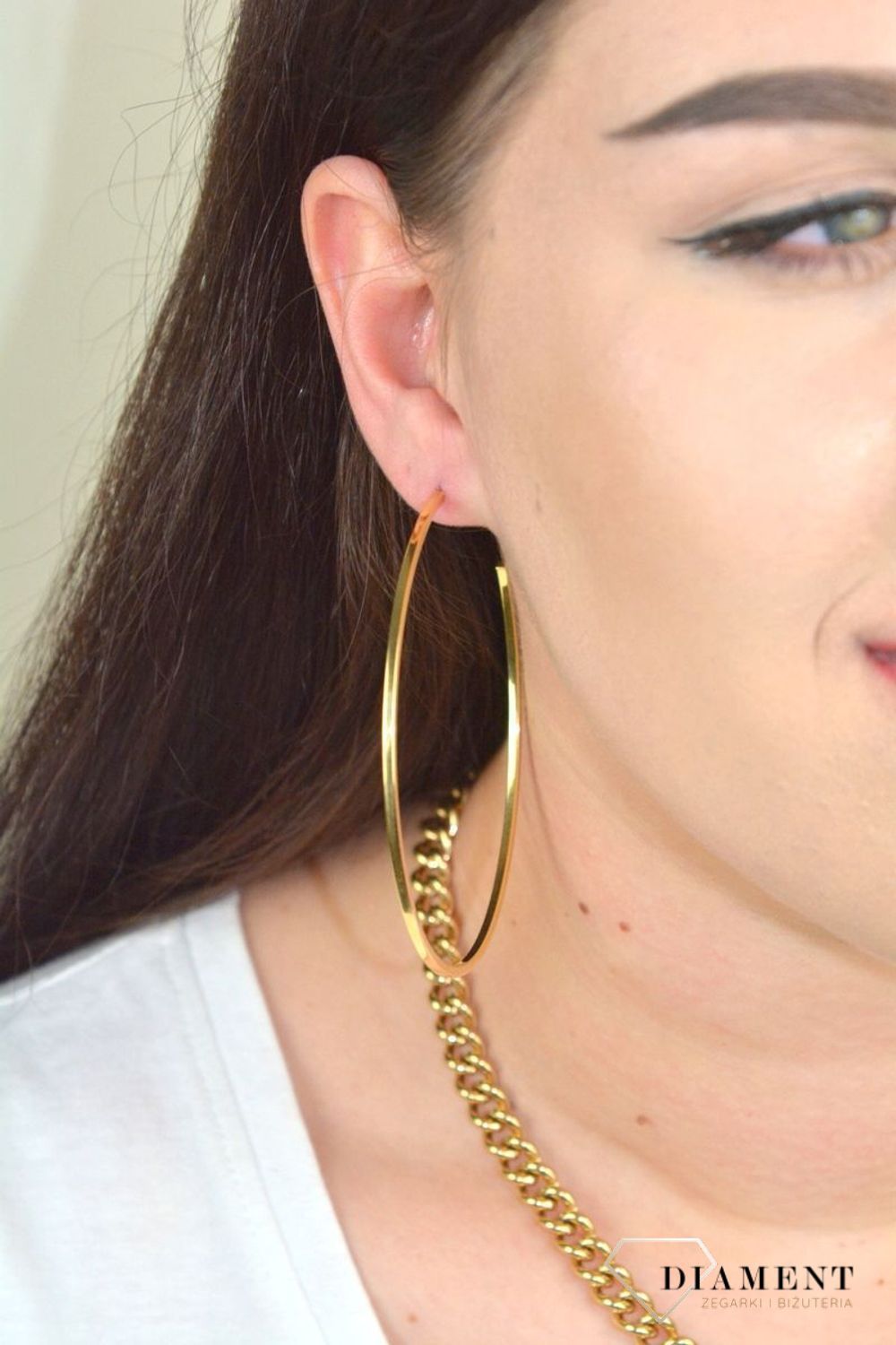 Kolczyki srebrne 'Duże, złote koła' DIA-KLC-4103-925 8,2 cm.jpg