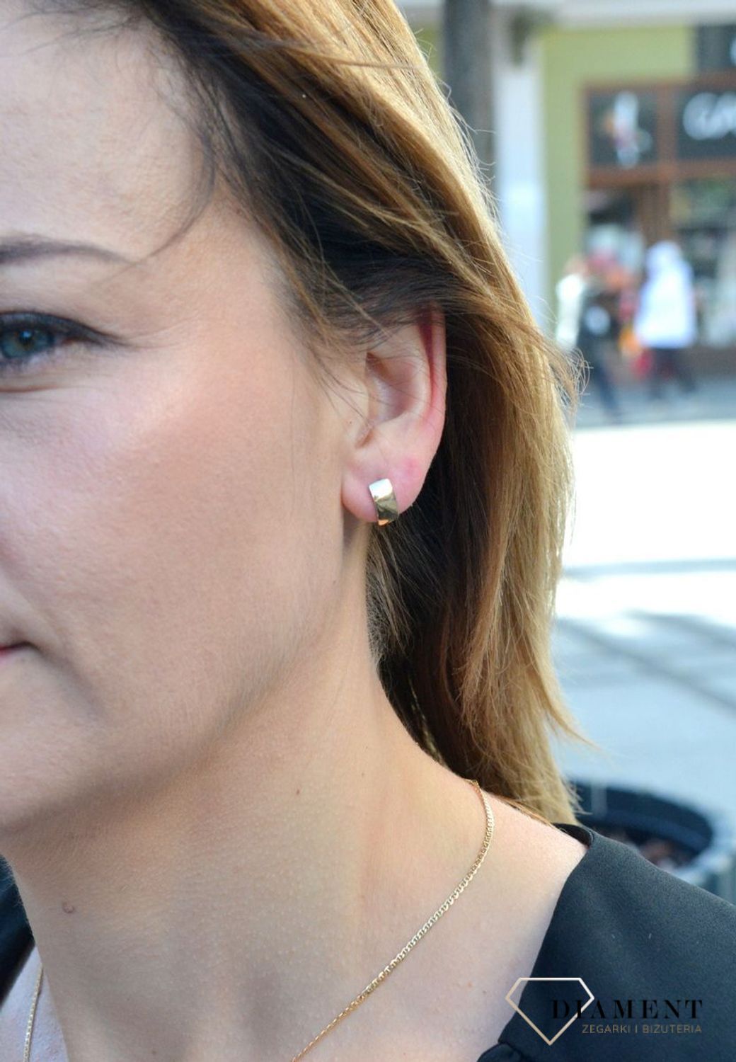 Złote kolczyki dla dziewczynki gładkie blaszki DIA-KLC-4315-585.jpg