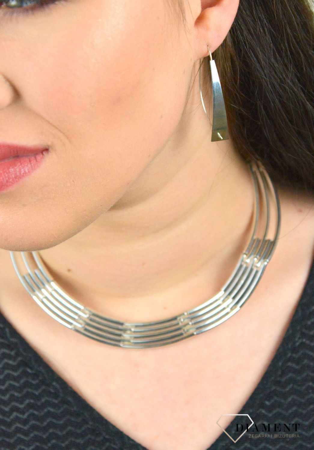 Srebrne kolczyki gładkie blaszki DIA-KLC-4493-925.jpg