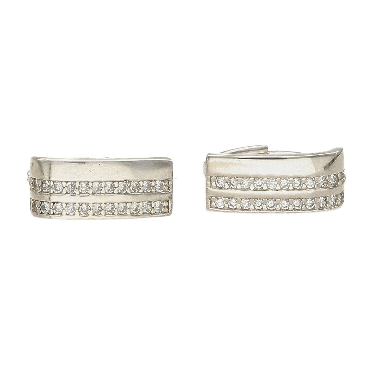 Kolczyki srebrne prostokąty ozdobione cyrkoniami DIA-KLC-4728-925.jpg