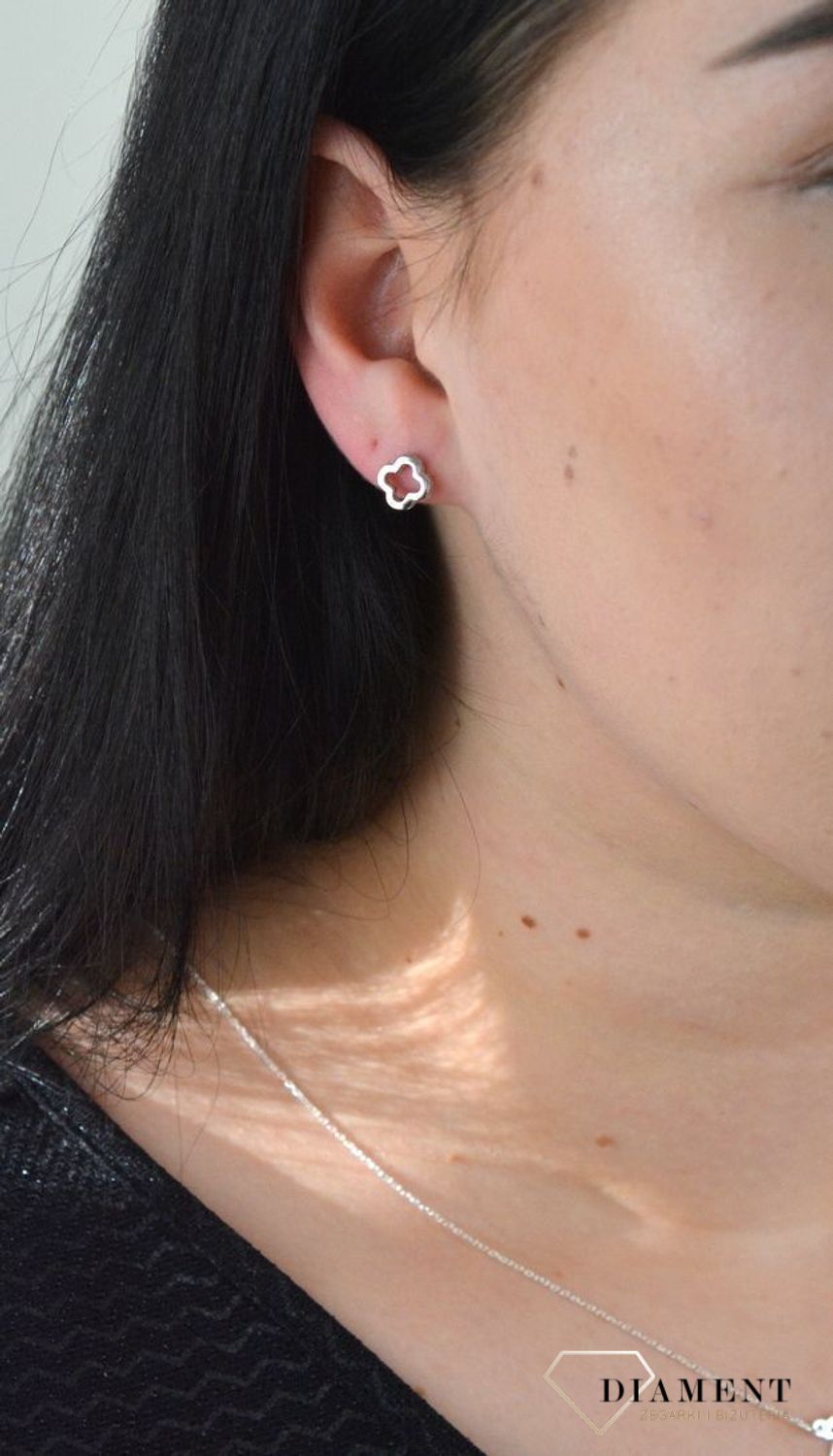 Srebrne kolczyki koniczynki z cyrkoniami DIA-KLC-4733-925.jpg