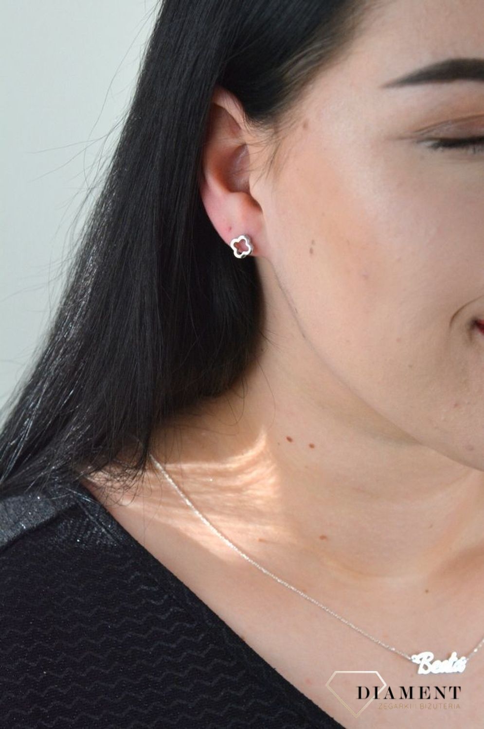 Srebrne kolczyki koniczynki z cyrkoniami DIA-KLC-4733-925.jpg