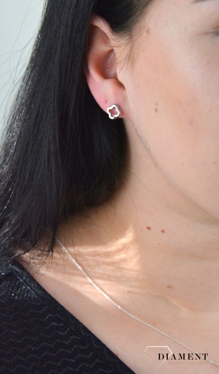Srebrne kolczyki koniczynki z cyrkoniami DIA-KLC-4733-925.jpg