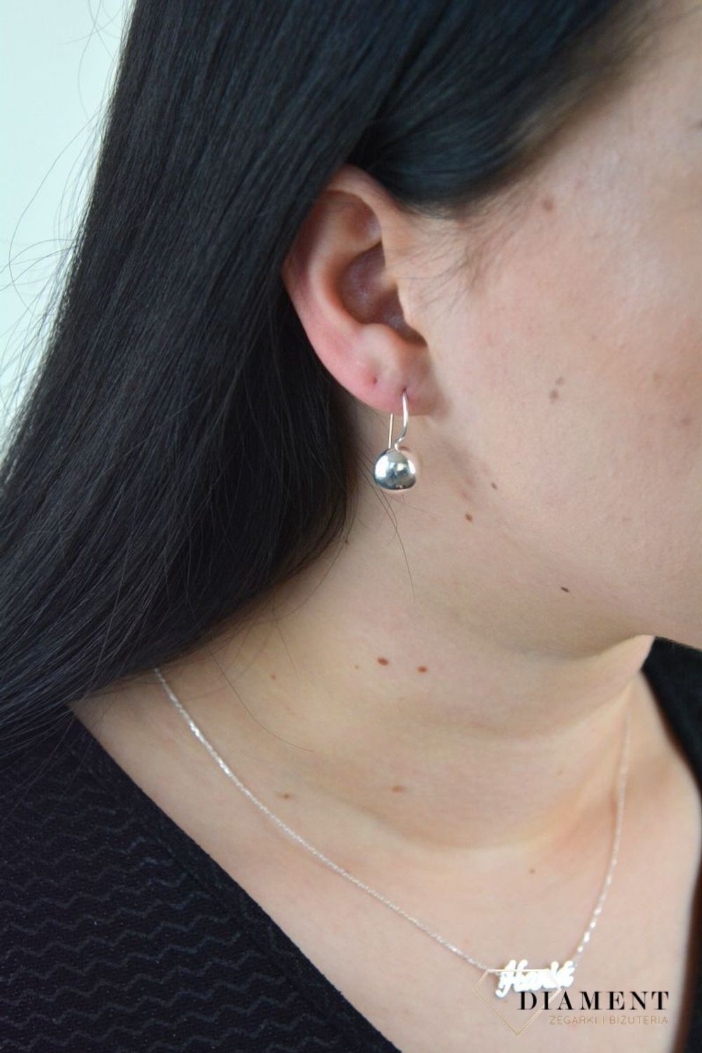 Srebrne kolczyki gładkie kulki bigiel DIA-KLC-4766-925.jpg
