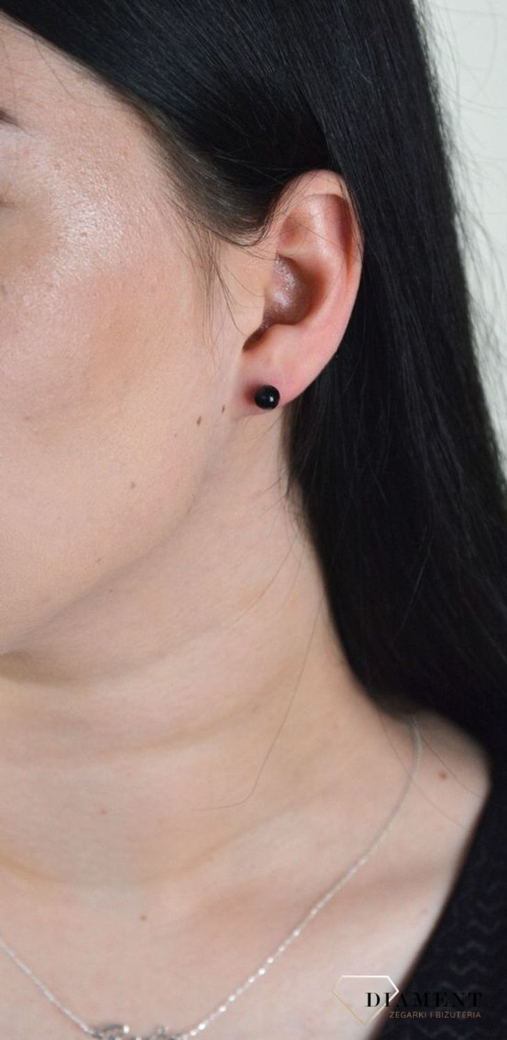 Srebrne kolczyki czarne kulki przy uchu DIA-KLC-4770-925.jpg