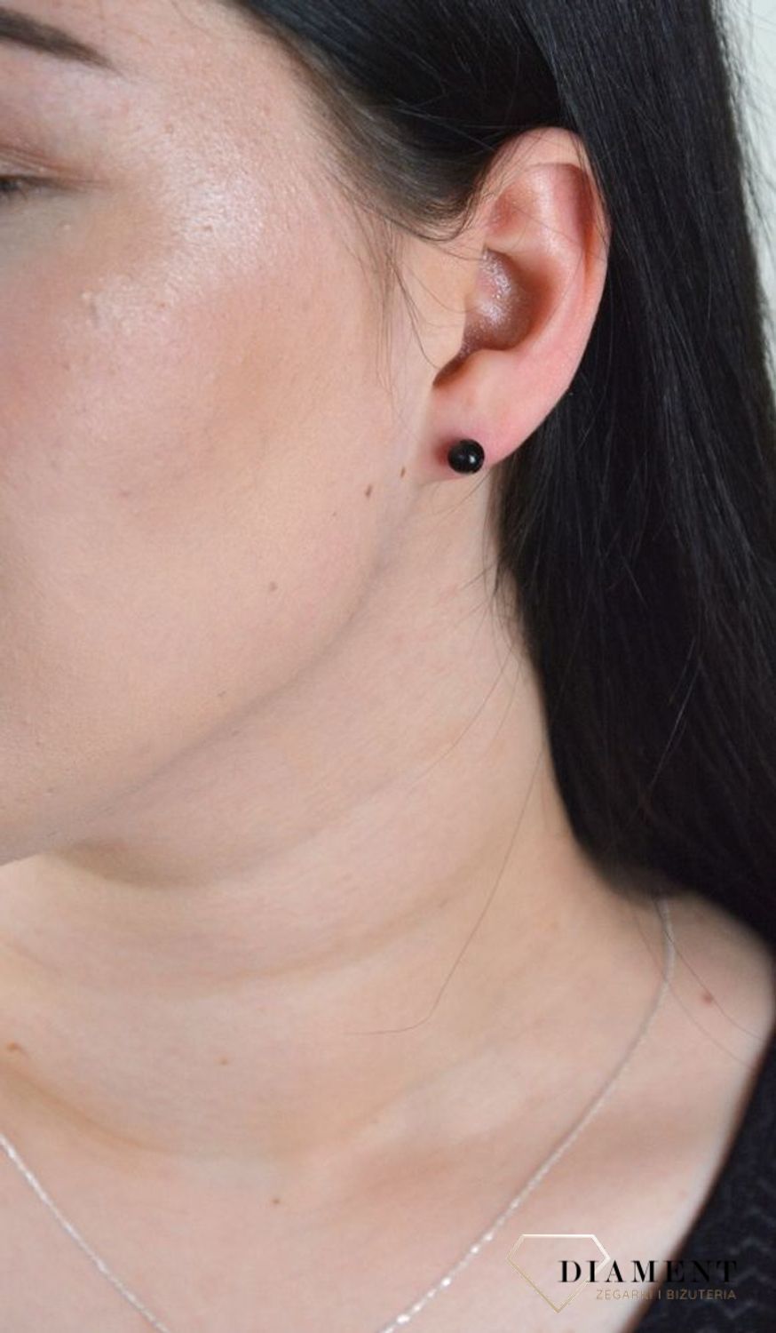 Srebrne kolczyki czarne kulki przy uchu DIA-KLC-4770-925.jpg