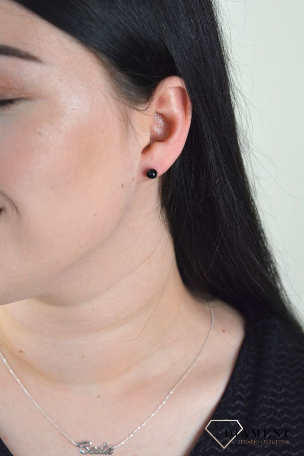 Srebrne kolczyki czarne kulki przy uchu DIA-KLC-4770-925.jpg