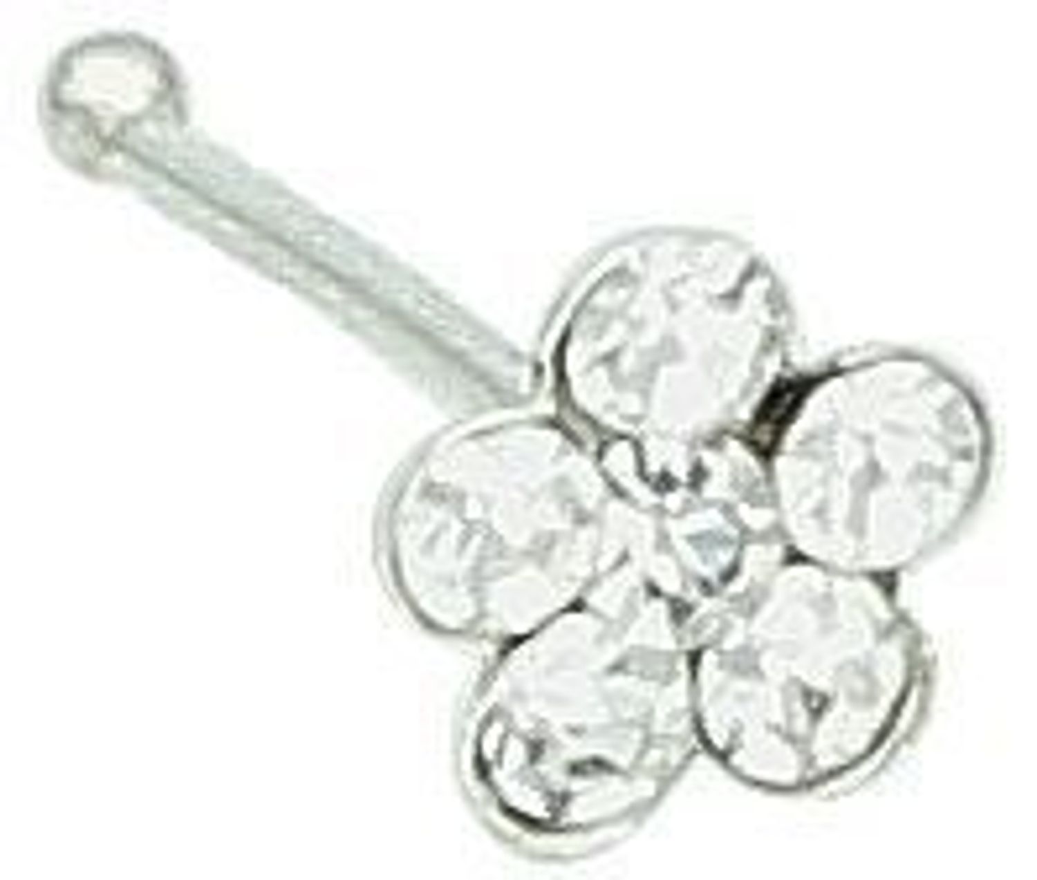 Kolczyk srebrny próba925 nos kwiatek z cyrkonią DIA-KLC-4777-925 Uroczy, subtelny i pełen blasku – ten kolczyk do nosa w formie kwiatka z lśniącą 1.jpg