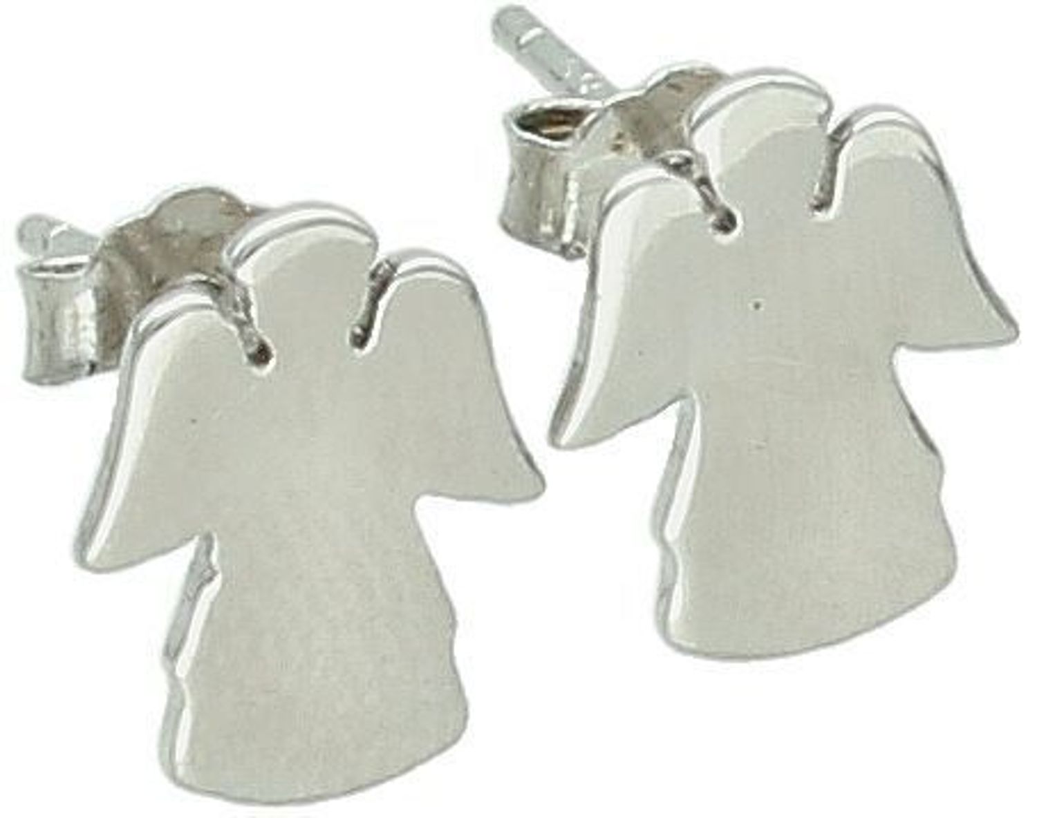Kolczyki srebrne aniołek próba 925, DIA-KLC-4957-925 Kolczyki srebrne z subtelnym motywem aniołka to doskonały wybór dla kobiet, które pragną otaczać się symbolami ochrony i dobra. 1.jpg