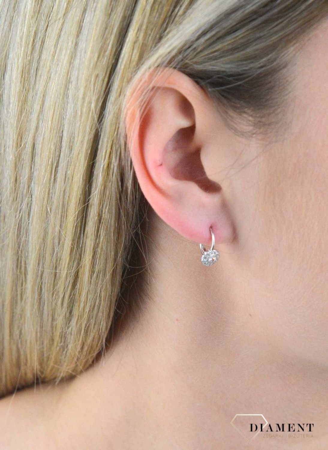 Srebrne kolczyki 925 'Kwiatki z cyrkonii' DIA-KLC-5408-925.jpg