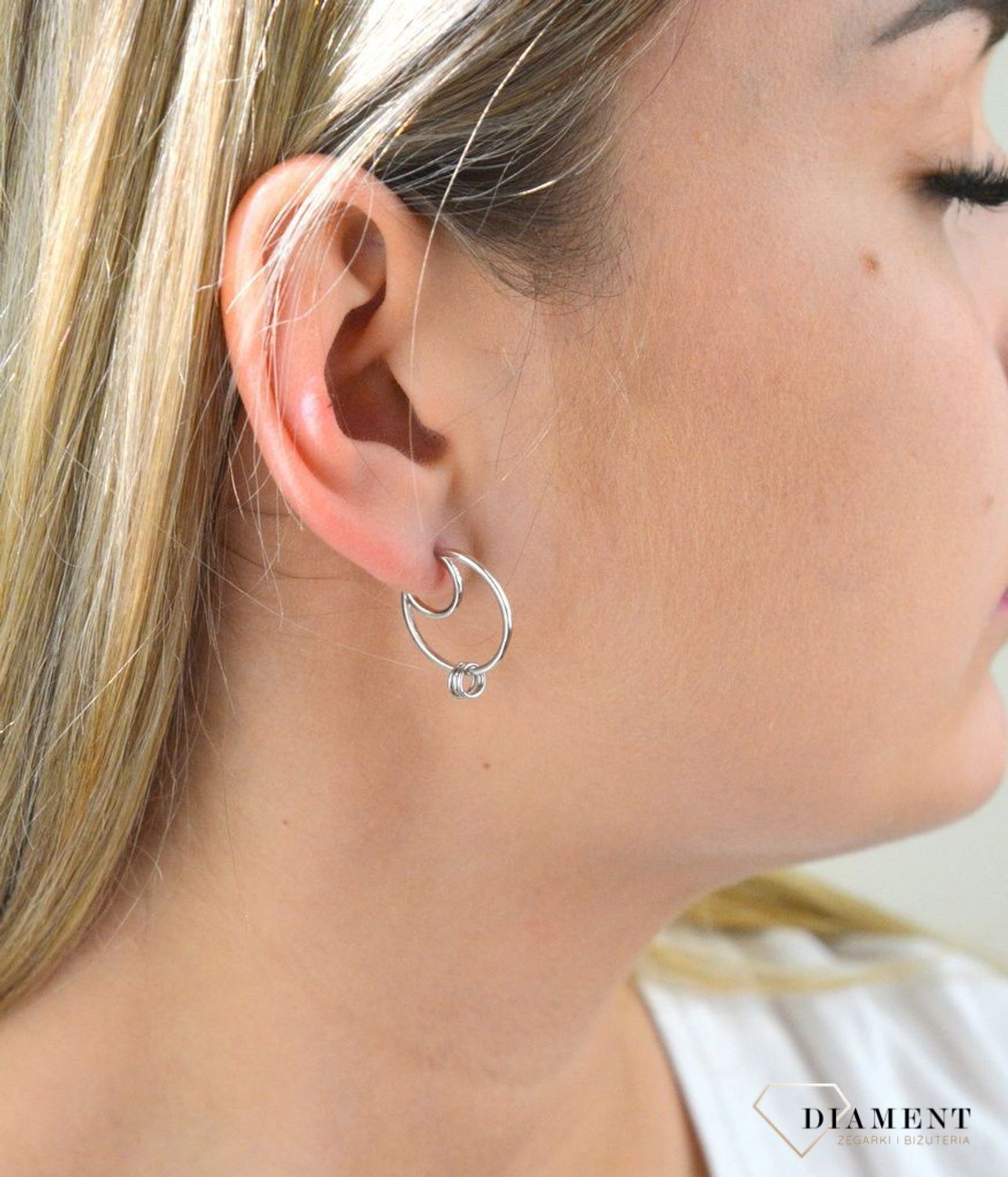 Srebrne kolczyki koła z zawieszkami DIA-KLC-5410-925.jpg