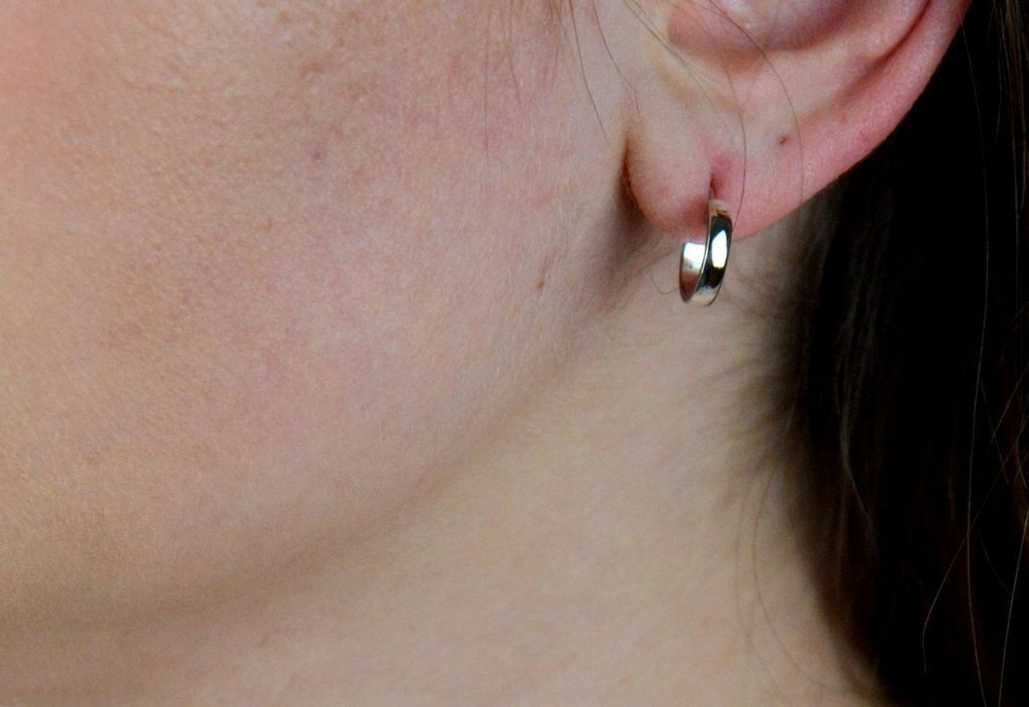 Srebrne kolczyki  Gładkie Półkola  925 DIA-KLC-5420-925.jpg