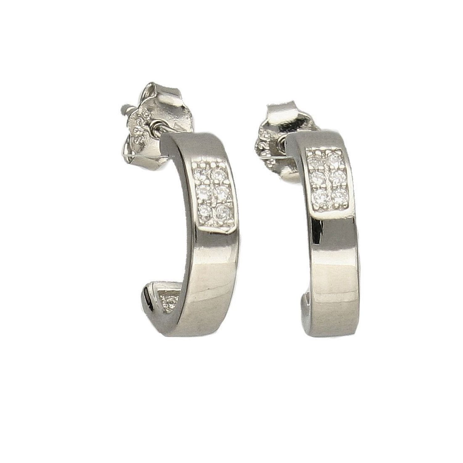 Srebrne kolczyki półkola z cyrkoniami DIA-KLC-5439-925.jpg