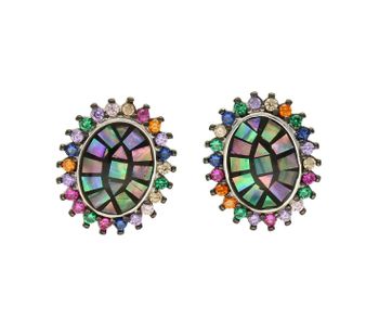 Kolczyki srebrne w kształcie owalu  DIA-KLC-5444-925 ✓Srebrne Kolczyki Damskie w Sklepie z Biżuterią zegarki-diament.pl✓Piękne i Eleganckie Kolczyki dla Kobiet✓Prawdziwe Srebro✓Darmowa wysyłka✓.jpg