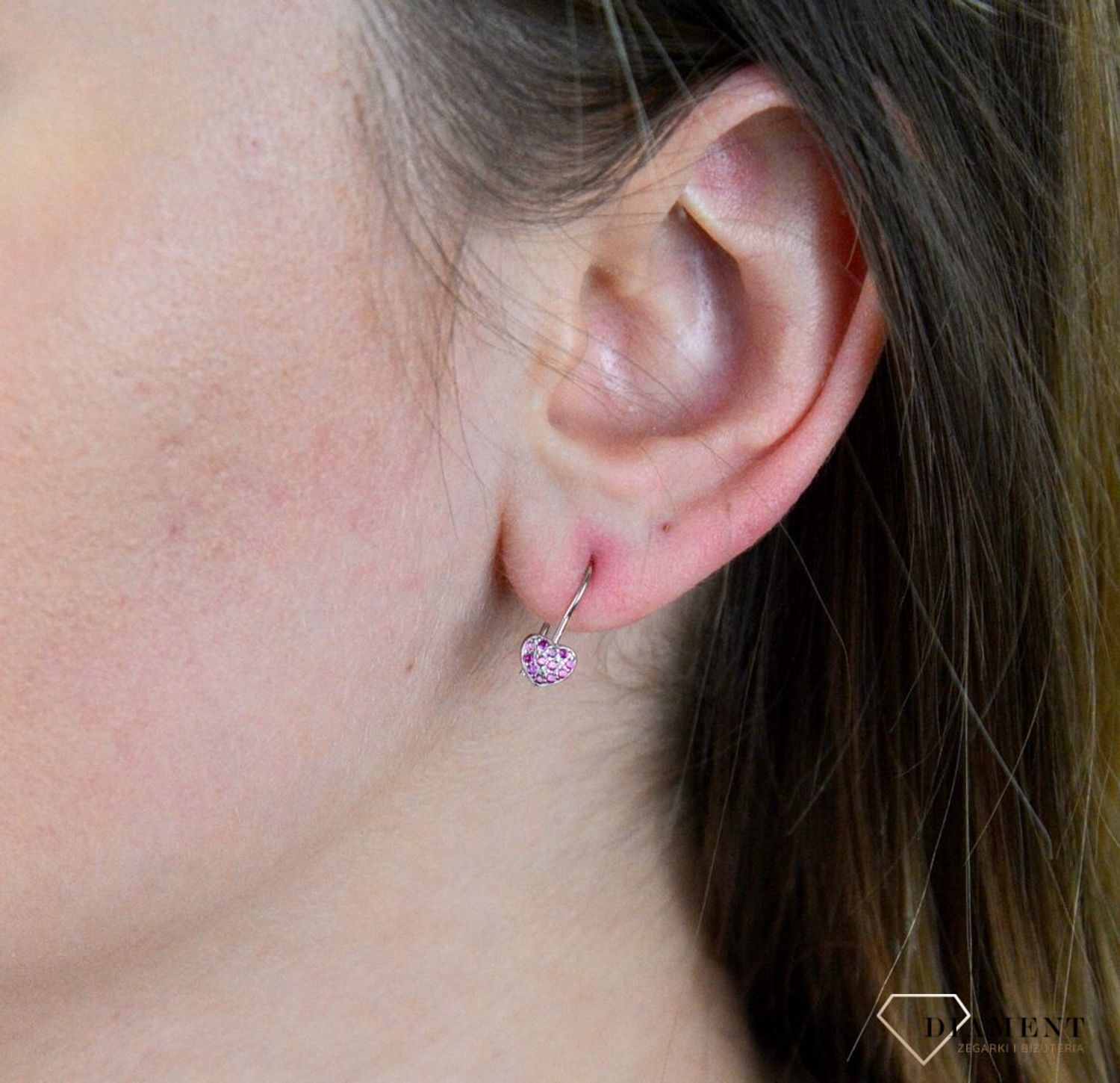 Kolczyki srebrne serduszka DIA-KLC-5445-925..jpg