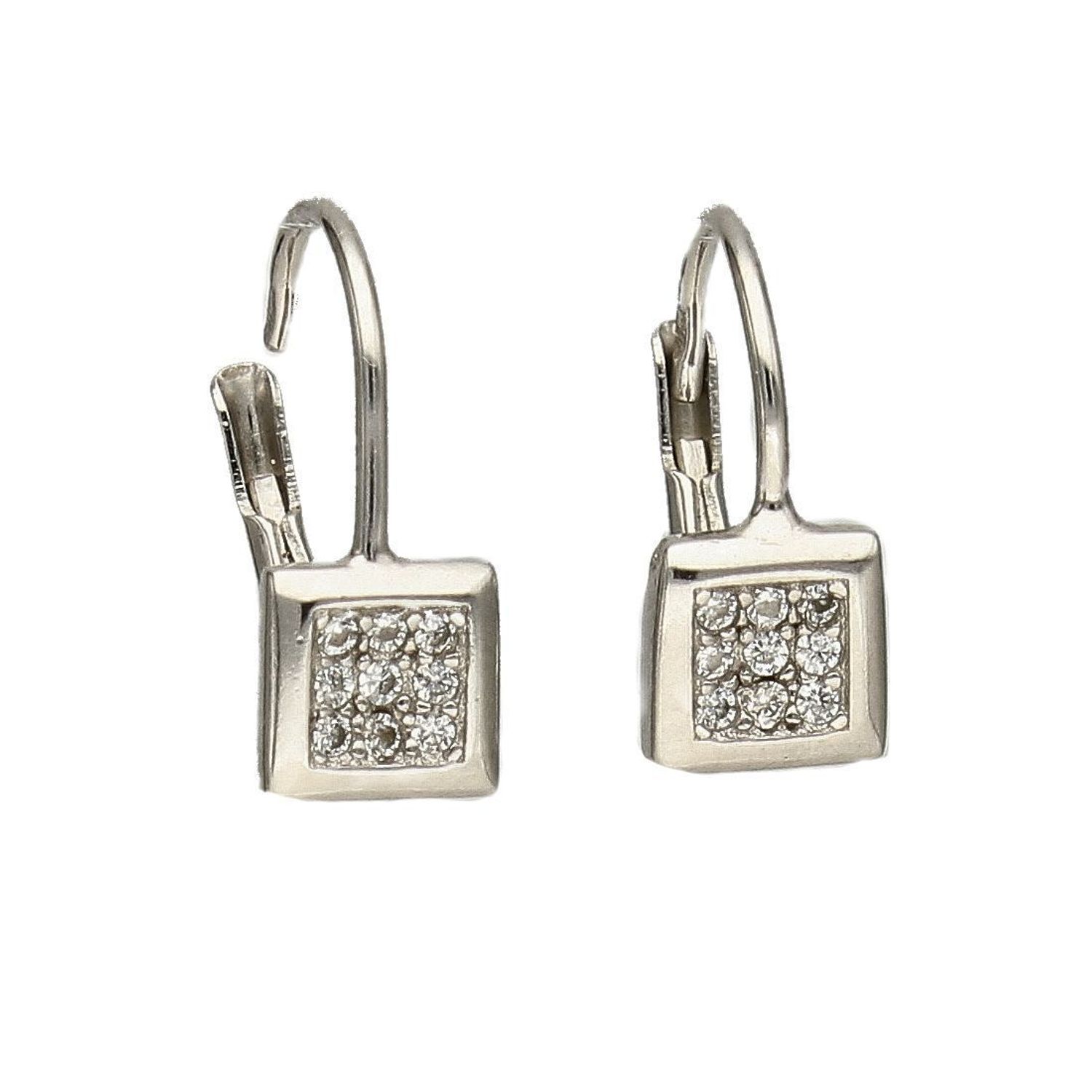 Srebrne kolczyki wiszące kwadraciki DIA-KLC-5452-925.jpg