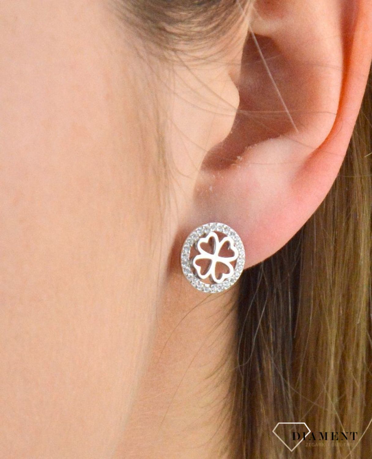 Srebrne kolczyki koniczynki DIA-KLC-5458-925.jpg
