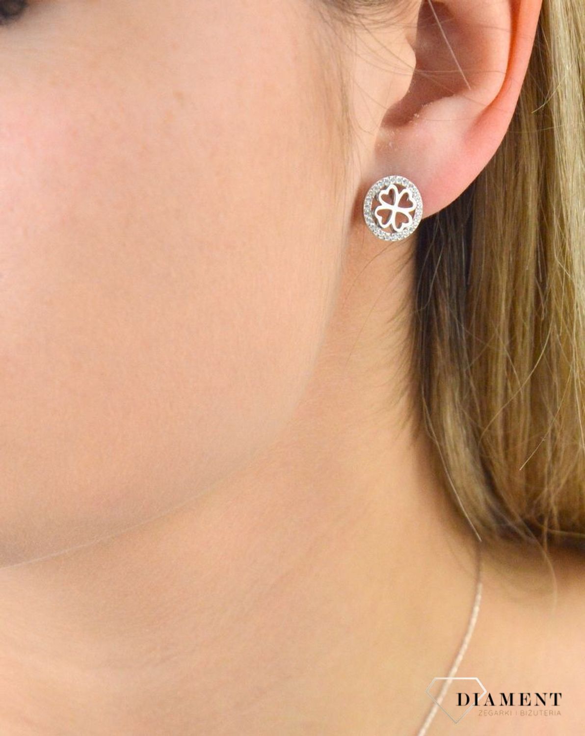 Srebrne kolczyki koniczynki DIA-KLC-5458-925.jpg