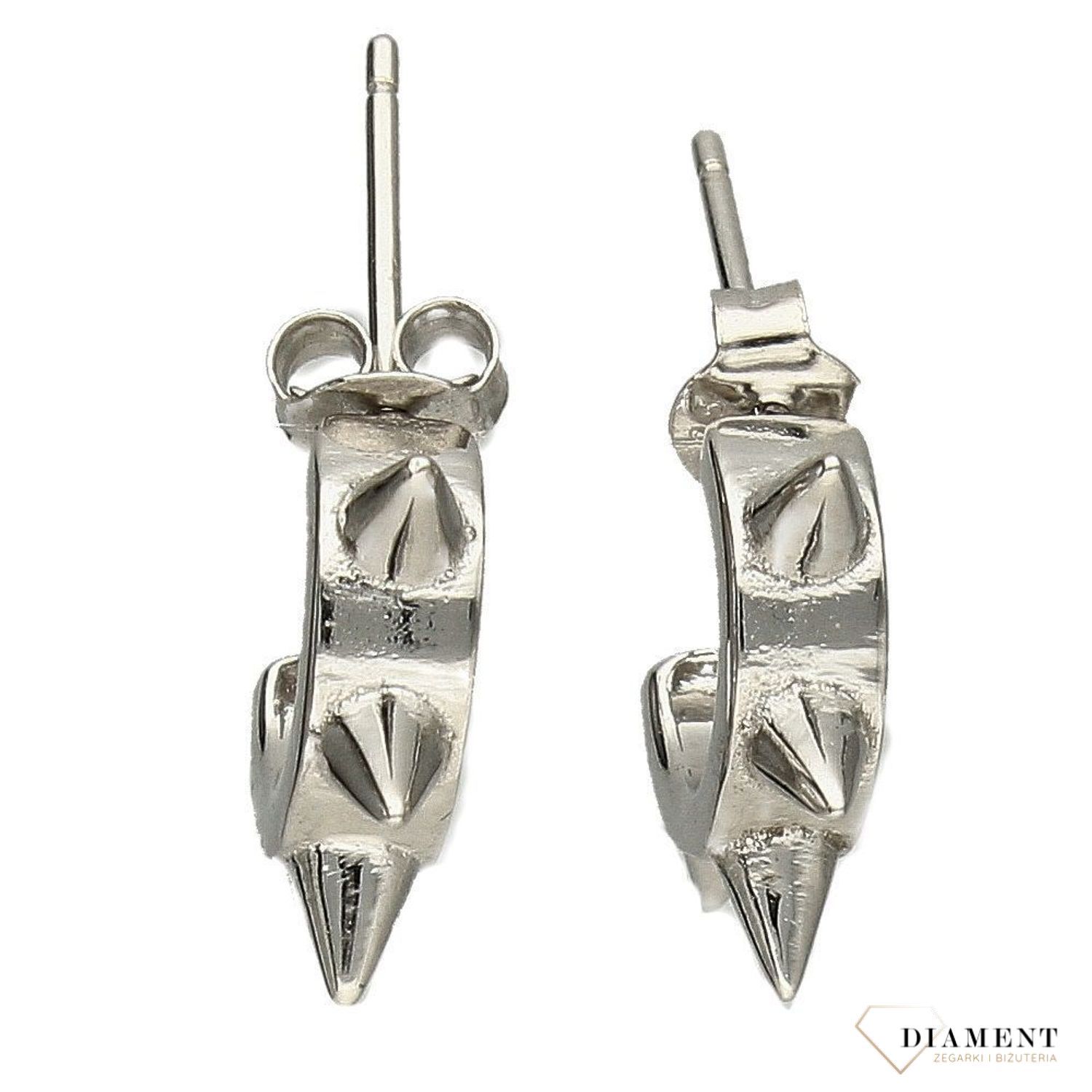 Kolczyki srebrne koła z ćwiekami DIA-KLC-545E1007-925.jpg